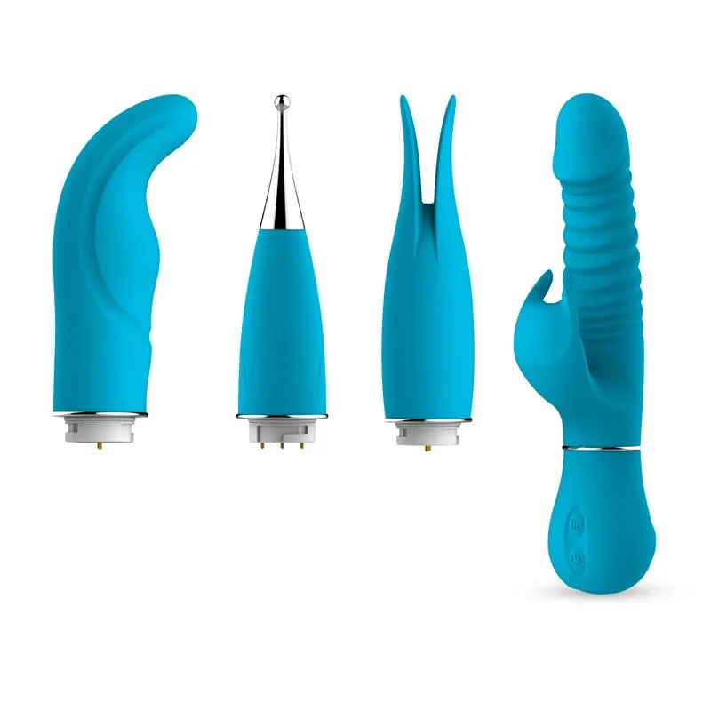 Eivian Set 4 Piezas Intercambiables Vibración y Thrusting · ENGILY ROSS · Estimuladores de Clítoris — photo 2