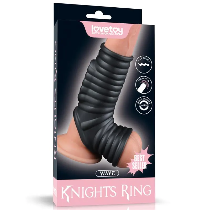 Anillo Vibrador para Pene y Escroto Wave Knights · LOVETOY · Anillos para el Pene