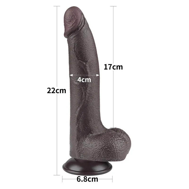 Dildo Dual Layer Piel Deslizante Retractil 8.5 · LOVETOY · Dildos — Foto 11