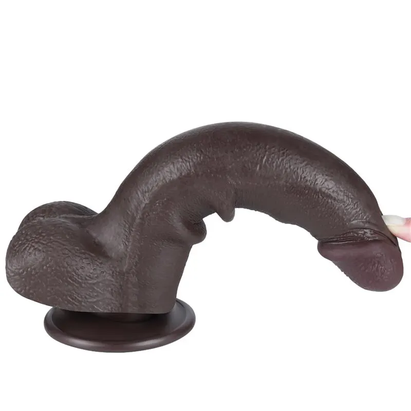 Dildo Dual Layer Piel Deslizante Retractil 8.5 · LOVETOY · Dildos — Foto 4