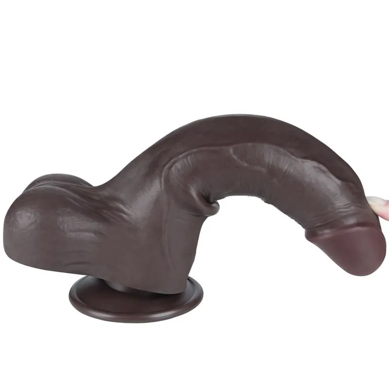 Dildo Dual Density Piel Deslizante Retractil 8.5 · LOVETOY · Dildos — photo 4