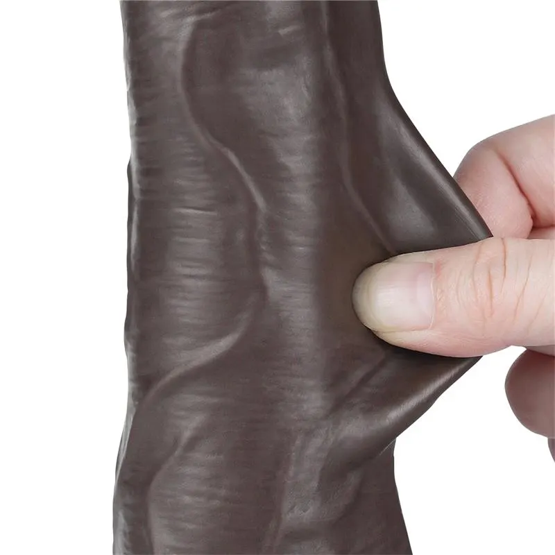 Dildo Dual Density Piel Deslizante Retractil 8.5 · LOVETOY · Dildos — photo 8