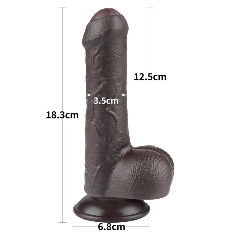 Dildo Dual Layer Piel Retractil 7 · LOVETOY · Dildos — Foto 11