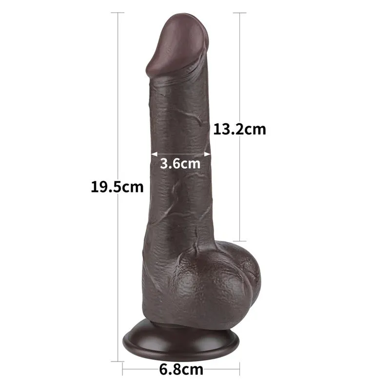 Dildo Dual Layer Piel Deslizante Retractil · LOVETOY · LOVETOY · Dildos — Foto 11