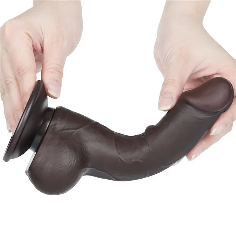 Dildo Dual Layer Piel Deslizante Retractil · LOVETOY · LOVETOY · Dildos — Foto 5