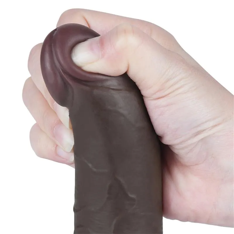 Dildo Dual Layer Piel Deslizante Retractil · LOVETOY · LOVETOY · Dildos — Foto 6