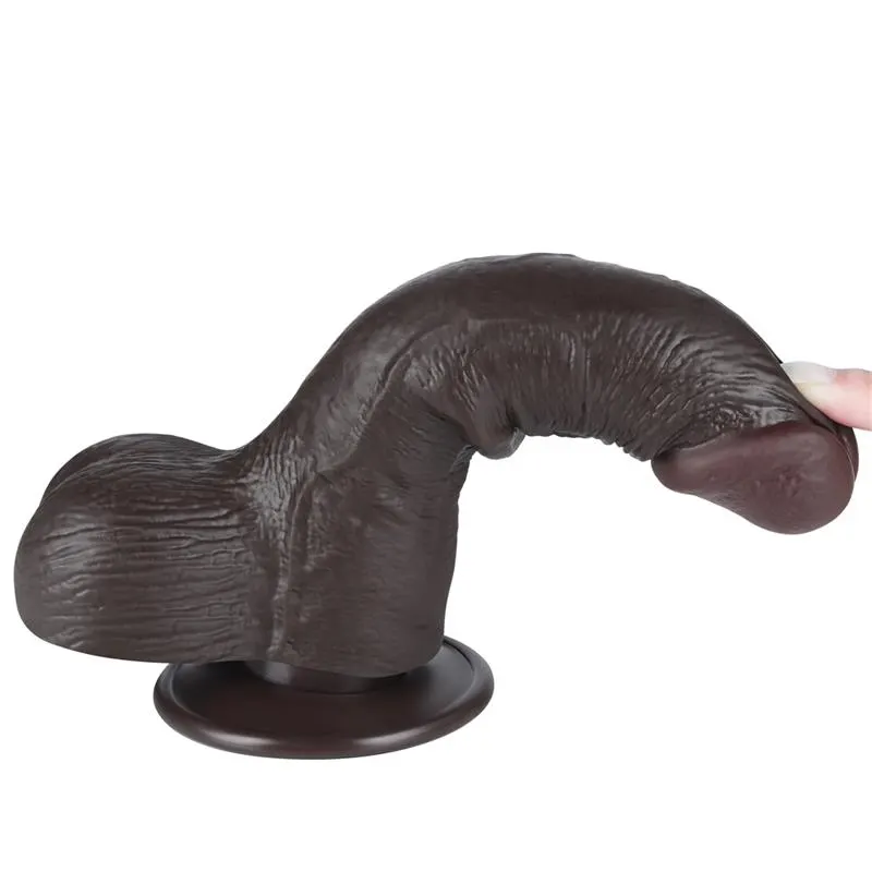 Dildo Dual Layer Piel Deslizante Retractil · LOVETOY · LOVETOY · Dildos — Foto 6