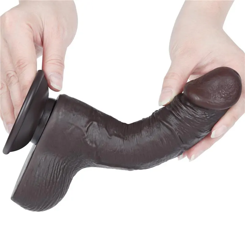 Dildo Dual Layer Piel Deslizante Retractil · LOVETOY · LOVETOY · Dildos — Foto 7