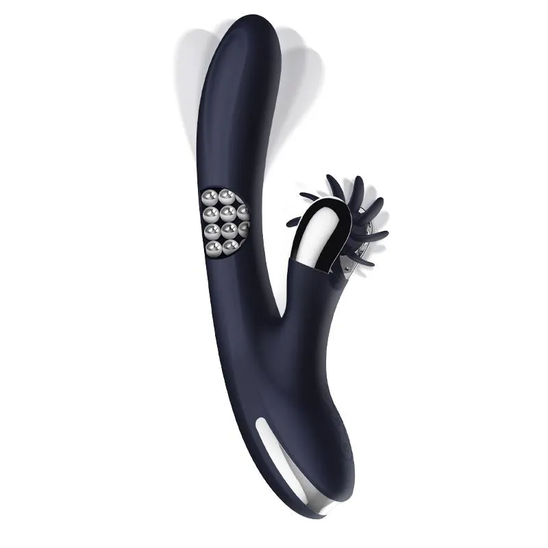 Royalspace Vibrador con Lenguas Estimuladoras y Bolas Internas 360º Azul · INTOYOU · Vibradores — Foto 2