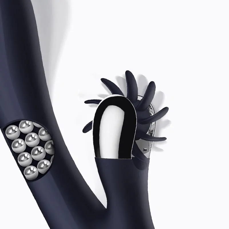 Royalspace Vibrador con Lenguas Estimuladoras y Bolas Internas 360º Azul · INTOYOU · Vibradores — Foto 3