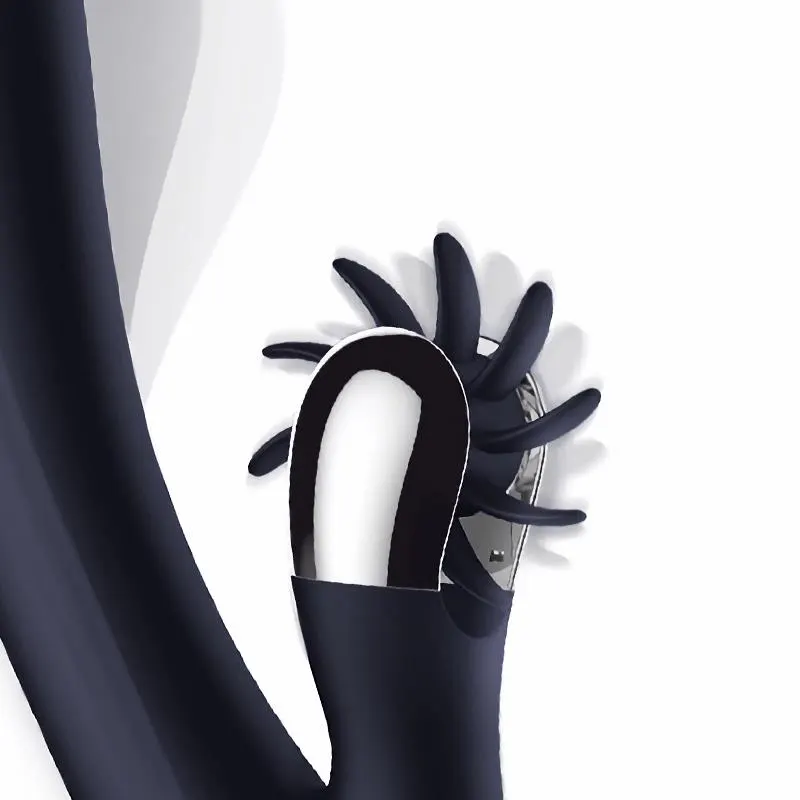 Darkspace Vibrador con Lenguas Rotadora y Movimiento Finger Azul · INTOYOU · Vibradores — Foto 3
