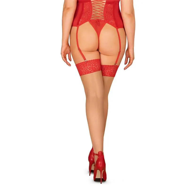 Blossmina Medias · 4XL/5XL · OBSESSIVE · Corsés, Ligueros y Medias — Foto 2