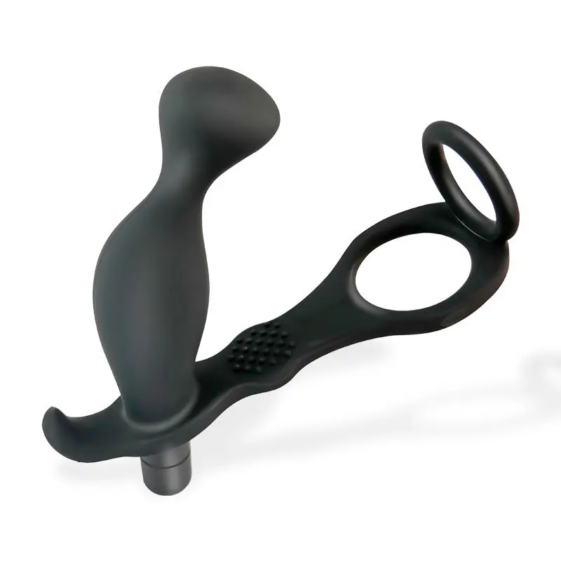 Larimar Plug Anal con Vibración y Anillo para Pene y Testículos · AFTERDARK · Anal — Foto 2