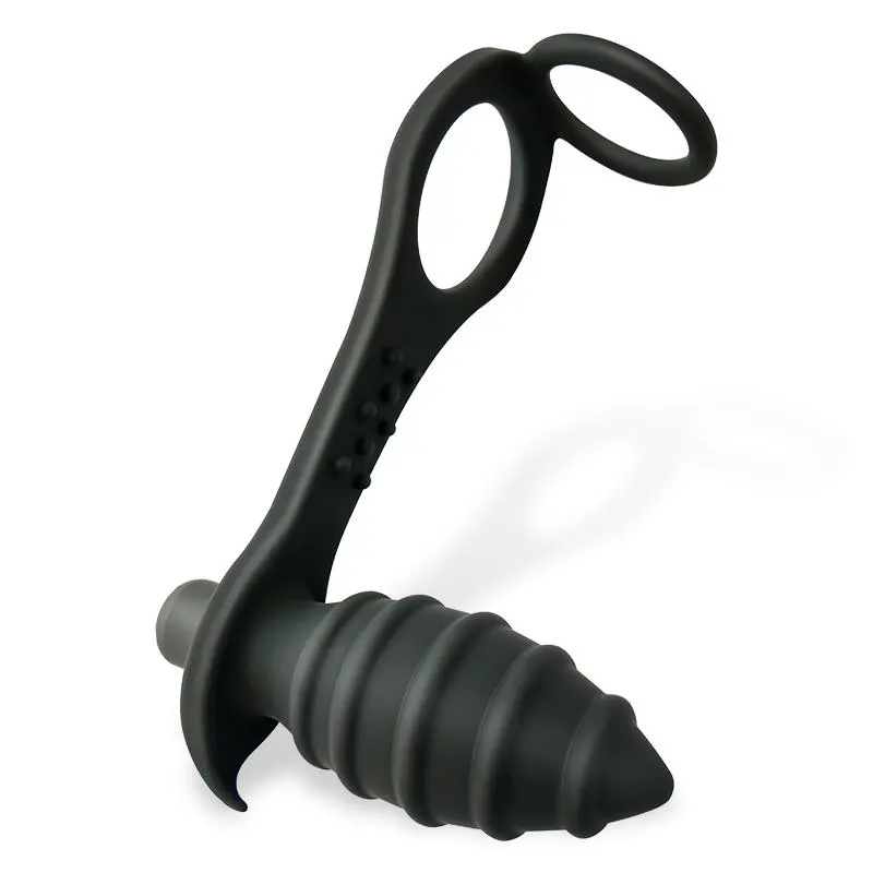 Aksten Plug Anal con Vibración y Anillo para Testículos · AFTERDARK · Anal — Foto 2