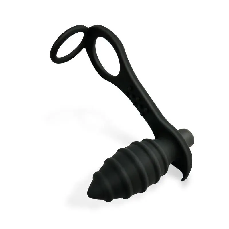 Aksten Plug Anal con Vibración y Anillo para Testículos · AFTERDARK · Anal — Foto 3