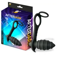 Aksten Plug Anal con Vibración y Anillo para Testículos · AFTERDARK · Anal