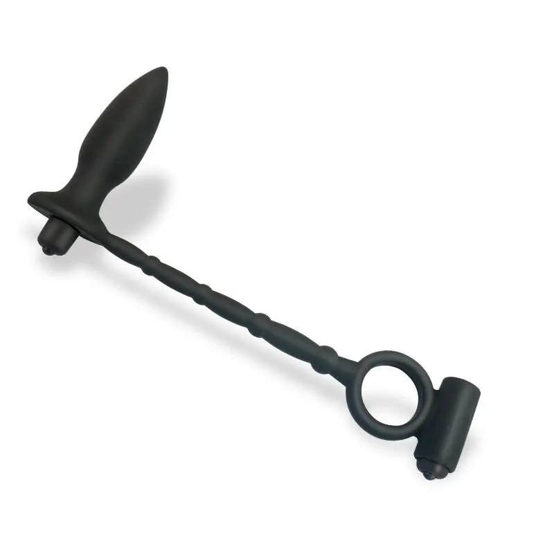 Sugilite Plug Anal con Vibración y Anillo para el Pene con Vibración · AFTERDARK · Anal — Foto 3