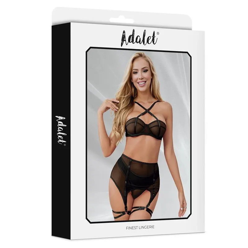 Aria Set Sujetador, Tanga, Ligero y Ligas · S/M · ADALET LINGERIE · Conjuntos y Bodies — photo 4