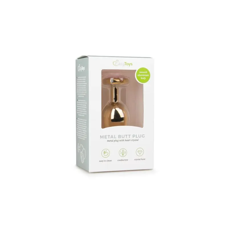 Plug Anal de Aluminio No. 7 - Oro/Rosa · EASYTOYS · Anal — Foto 4