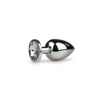 Plug de Aluminio No. 6 - Plata/ Transparente · EASYTOYS · Anal