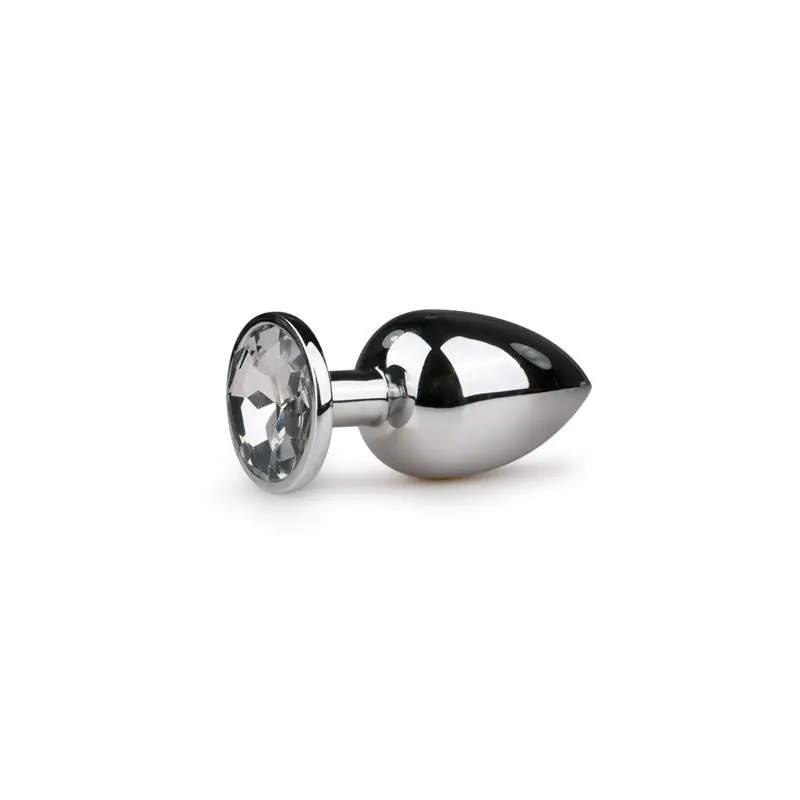 Plug de Aluminio No. 6 - Plata/ Transparente · EASYTOYS · Anal