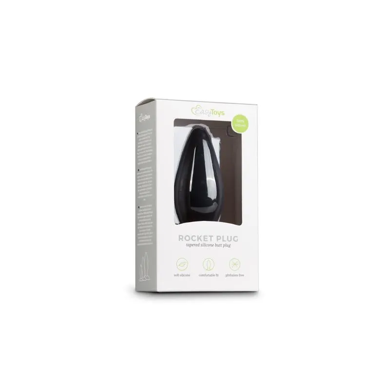 Plug Grande de Silicona - Negro · EASYTOYS · Anal — photo 4