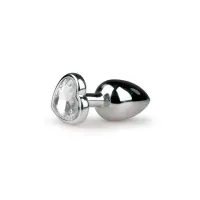 Plug de Aluminio No. 2 - Plata/Transparente · EASYTOYS · Anal