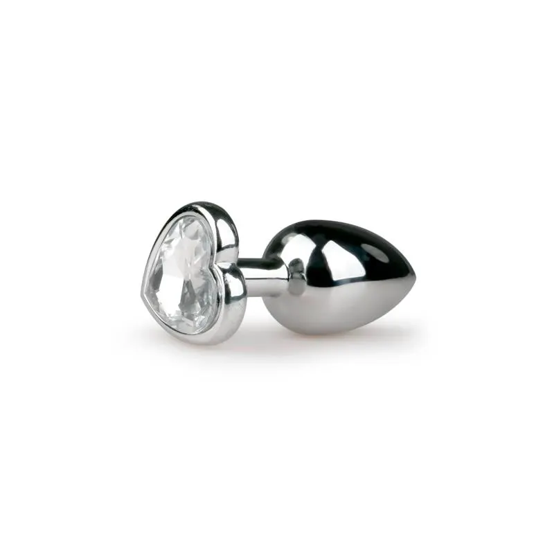 Plug de Aluminio No. 2 - Plata/Transparente · EASYTOYS · Anal