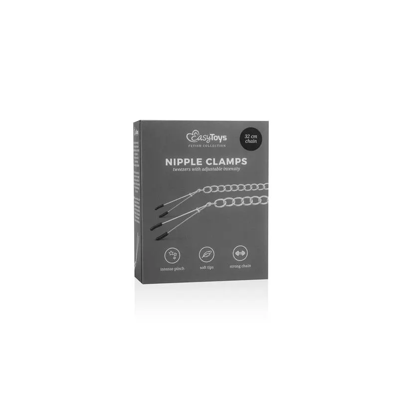 Pinzas con Cadena de Metal para Pezones · EASYTOYS · Pinzas y Pezoneras — Foto 6