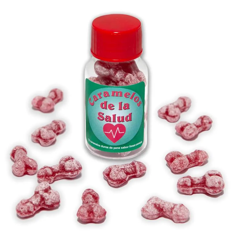 Bote Caramelos Pene Salud 12 und · DIVERTY SEX · Juegos y Complementos Divertidos