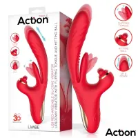 Limbe Vibrador con Lengua Flip-Flap, Bola Percutora y Up and Down · ACTION · Vibradores