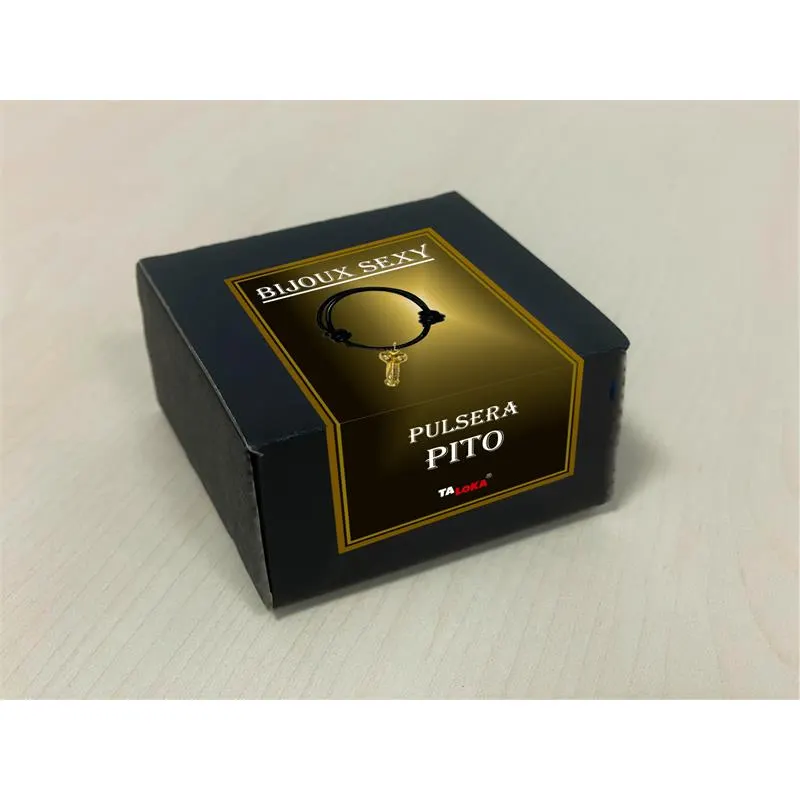 Pulsera en forma de pene de color dorado. · DIVERTY SEX · Juegos y Complementos Divertidos