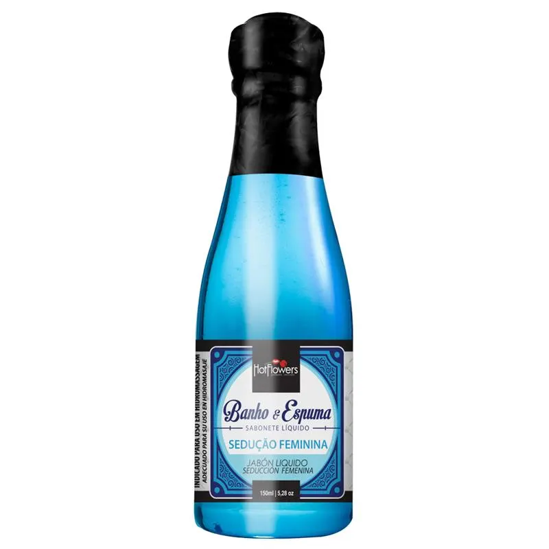 Espuma Baño Seducción 150 ml · HOT FLOWERS · Cuidado Íntimo y Masaje
