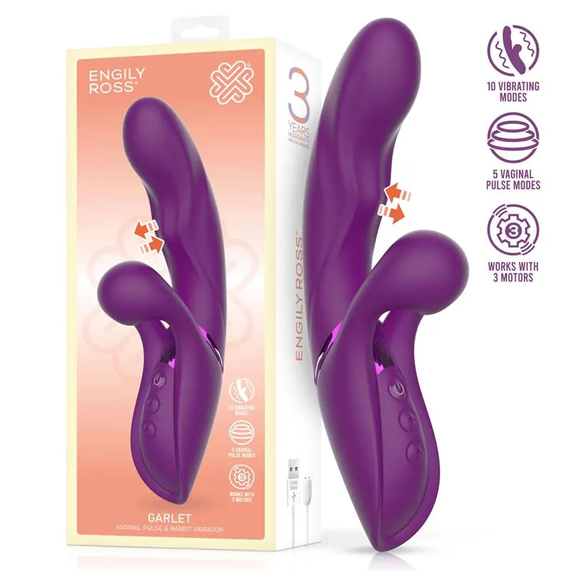 Garlet Vibrador con Bola de Pulsación 3 Motores · ENGILY ROSS · Vibradores