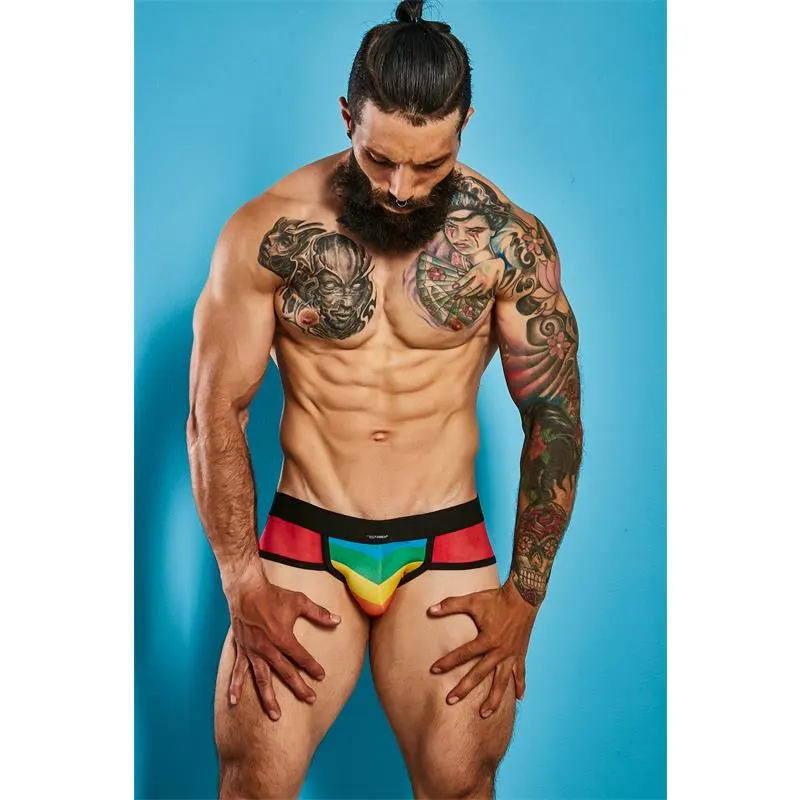 C4M13 Suspensorio Jockstrap Arcoiris Rainbow · CUT4MEN · Tangas y Braguitas — Foto 5