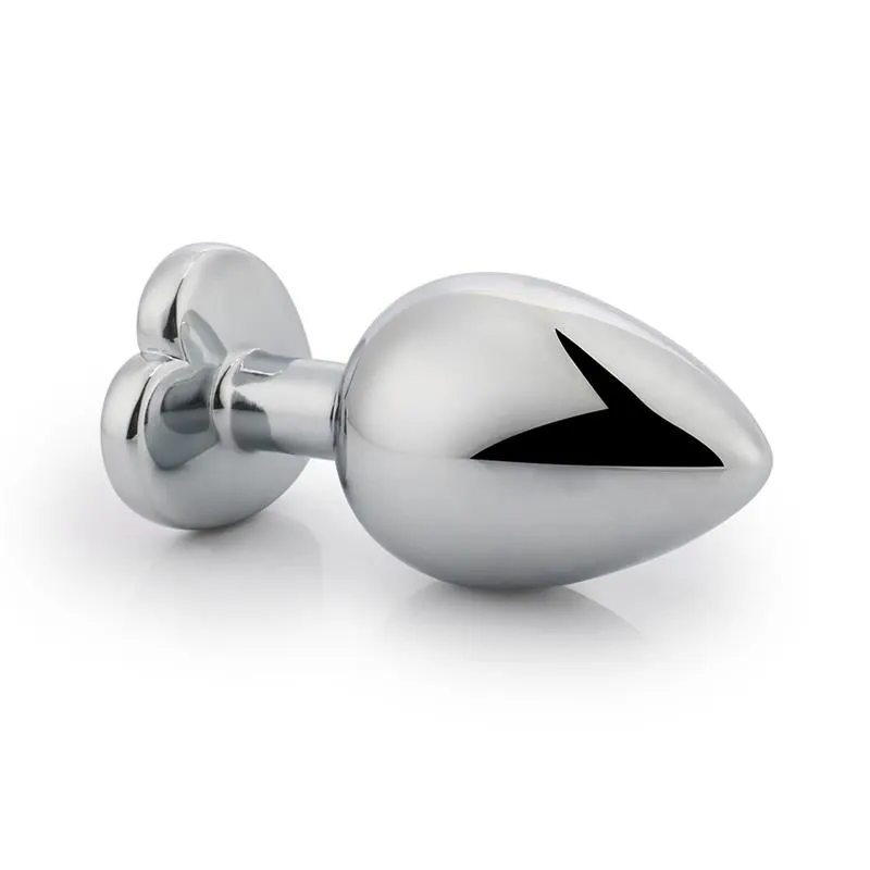 Plug Anal con Joya de Corazón Blanco Talla S · AFTERDARK · Anal — Foto 6