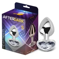 Plug Anal con Joya de Corazón Blanco Talla S · AFTERDARK · Anal