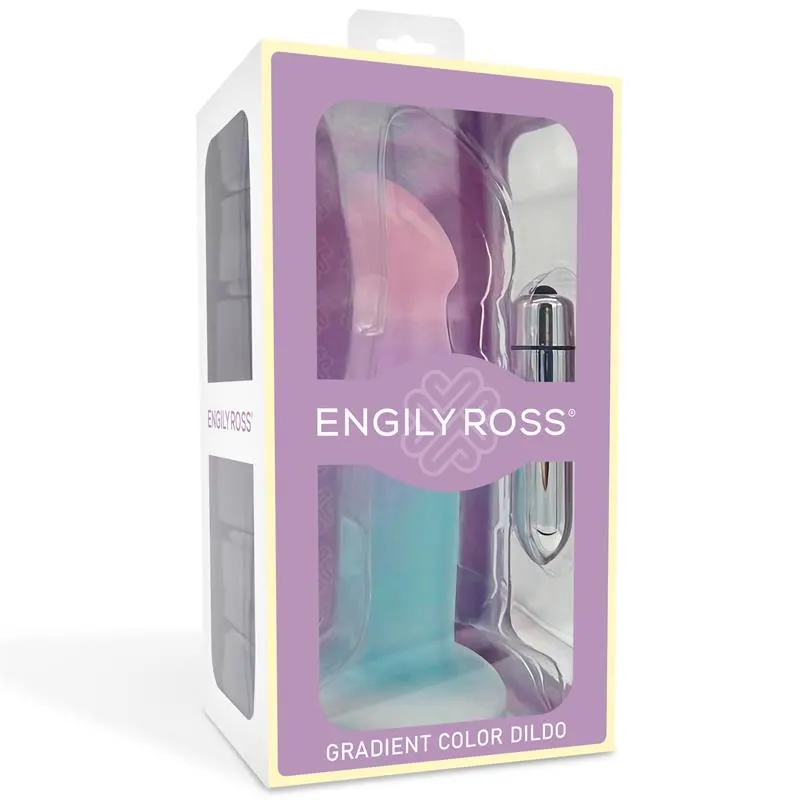 Dildo con Vibración y Ventosa Color Degradado 17 cm · DILDOX BY ENGILY ROSS · Dildos — Foto 6