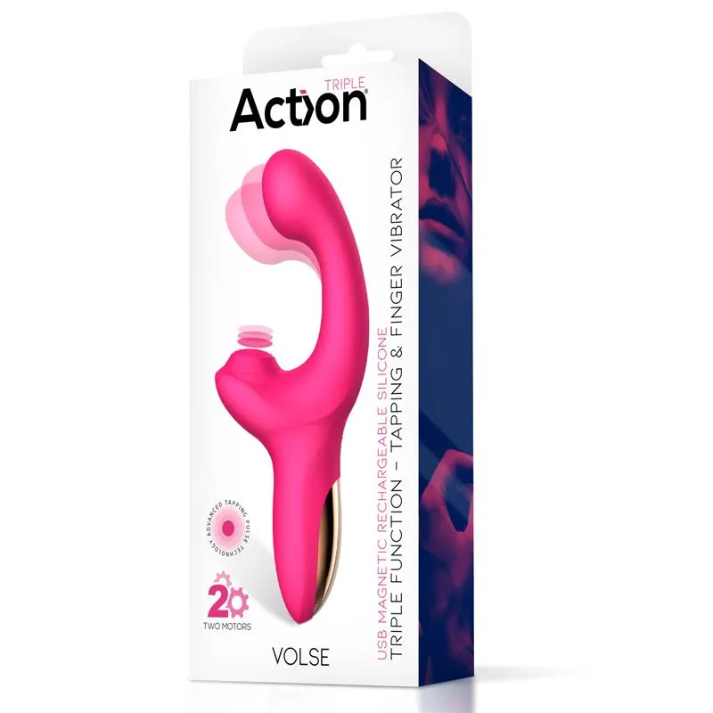 Volse Vibrador Triple Función con Finger y Pulsación Tapping · ACTION · Vibradores — photo 12