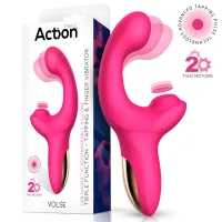 Volse Vibrador Triple Función con Finger y Pulsación Tapping · ACTION · Vibradores