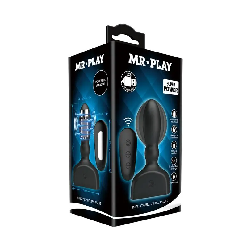 Plug Anal Inflable con Control Remoto Mr. Play · MR PLAY · Anal — Foto 7