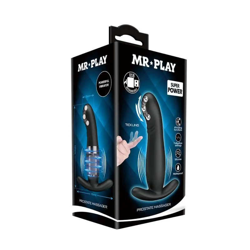 Masajeador Prostático con Vibración y Finger · MR PLAY · Anal — Foto 10