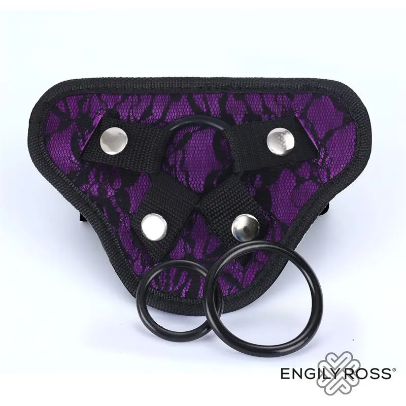 Miley Arnés Universal Ajustable 3 Anillo de Silicona Púrpura · DILDOX BY ENGILY ROSS · Anillos para el Pene — photo 2