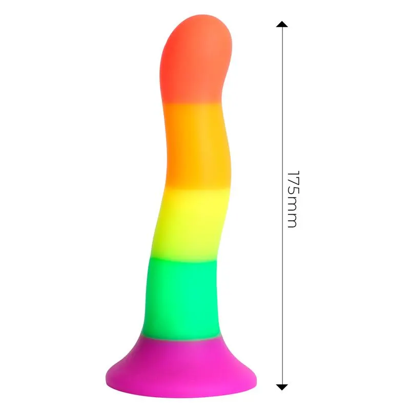 Dildo Color Arcoiris LGBT 18 cm · DILDOX BY ENGILY ROSS · Dildos — Foto 5