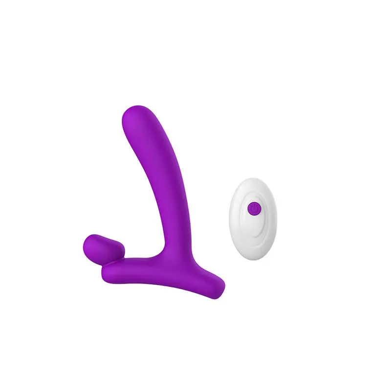 Horny Hunter Plug Anal con Vibración y Control Remoto Silicona Líquida USB · CHISA · Anal — Foto 2