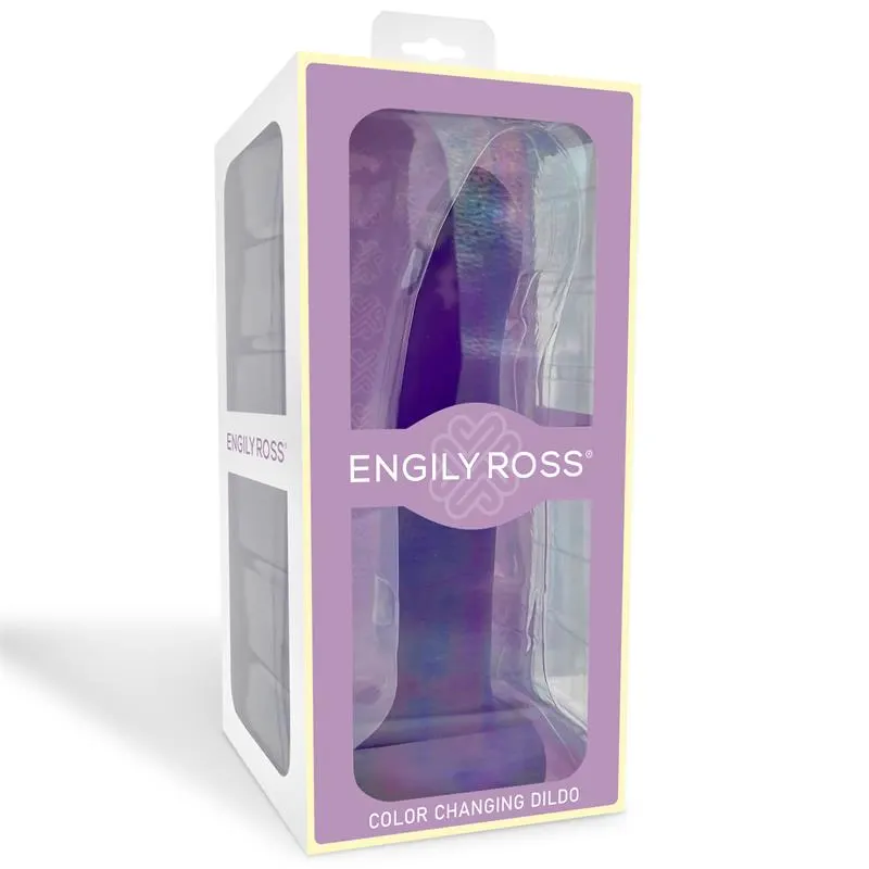 Dildo que Cambia de Color Púpura a Rosa Talla L 21 cm · DILDOX BY ENGILY ROSS · Dildos — Foto 7