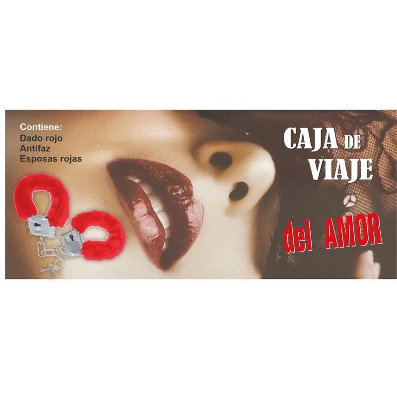 Caja del Amor con Esposas, Dado y Antifaz · DIVERTY SEX · Accesorios y Sets