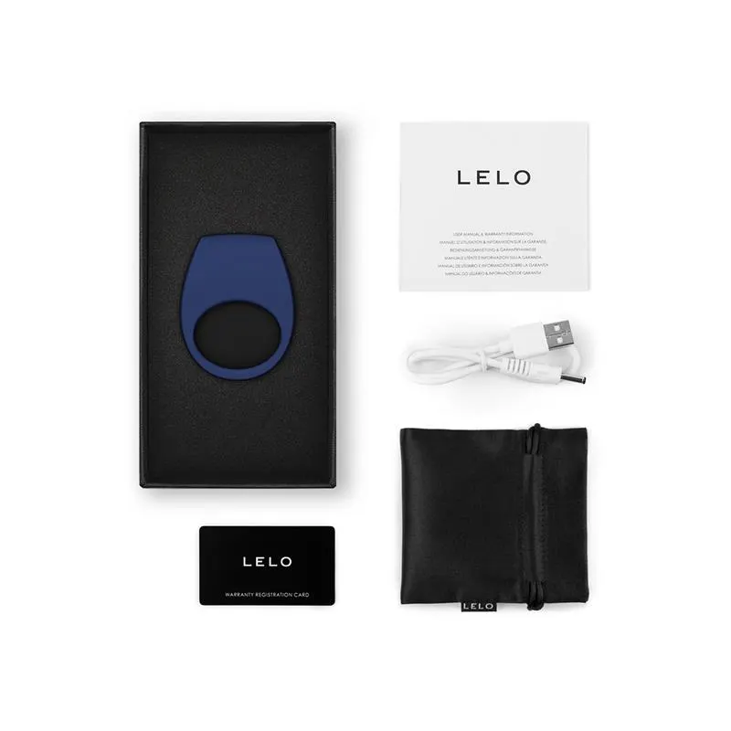 Tor 3 Anillo para Parejas con Lelo APP Base Blue · LELO · Anillos para el Pene — photo 2