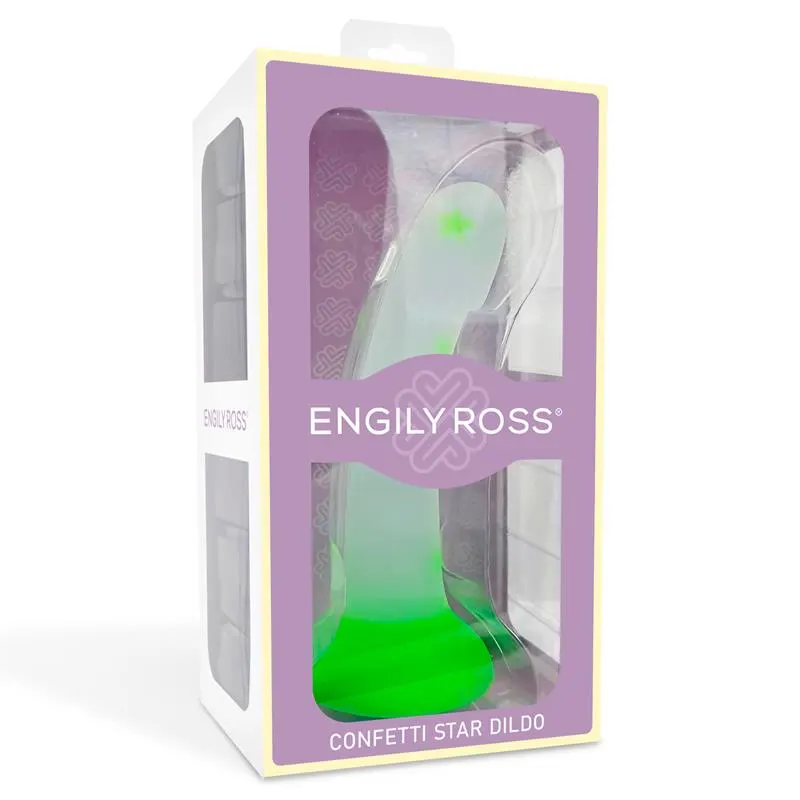 Dildo que Brilla en la Oscuridad Confetti Star 17 cm · DILDOX BY ENGILY ROSS · Dildos — Foto 7