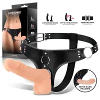 Sparo Arnés con 2 Dildos Realistas Desmontables · HARNESS COLLECTION LATETOBED · Dildos